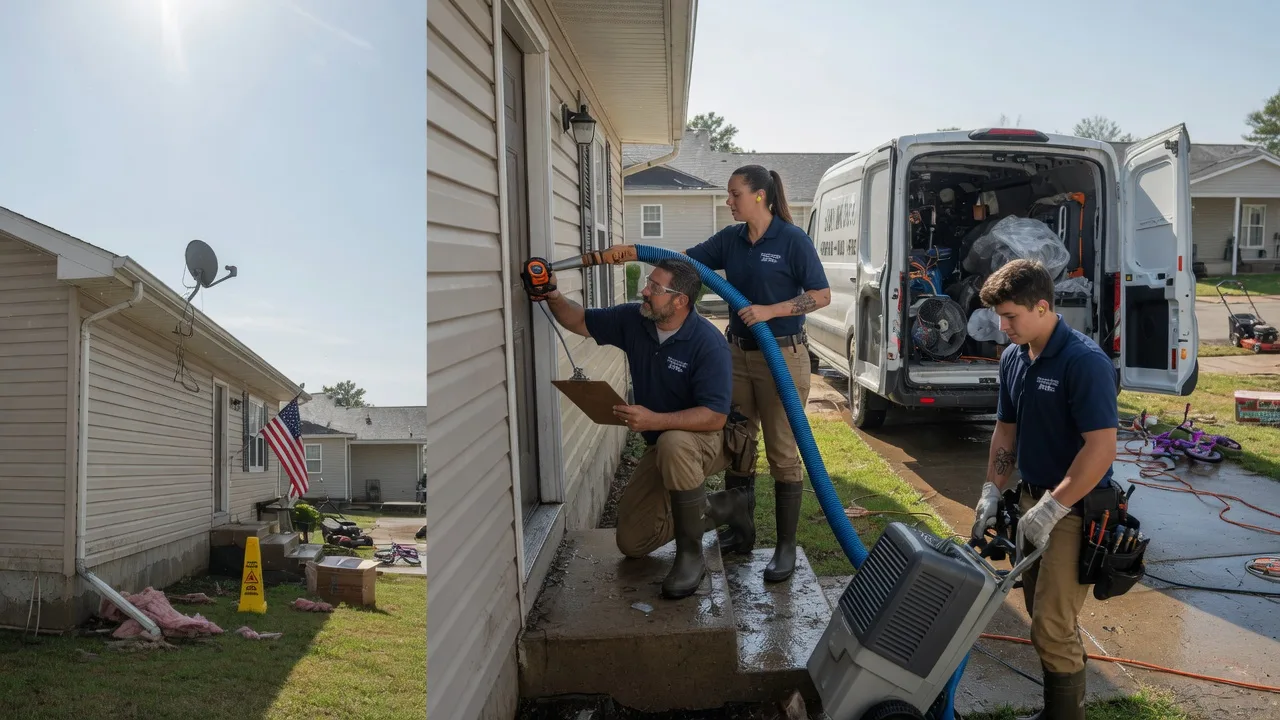 Ceiling Water Damage Restoration in Granville, WV near me